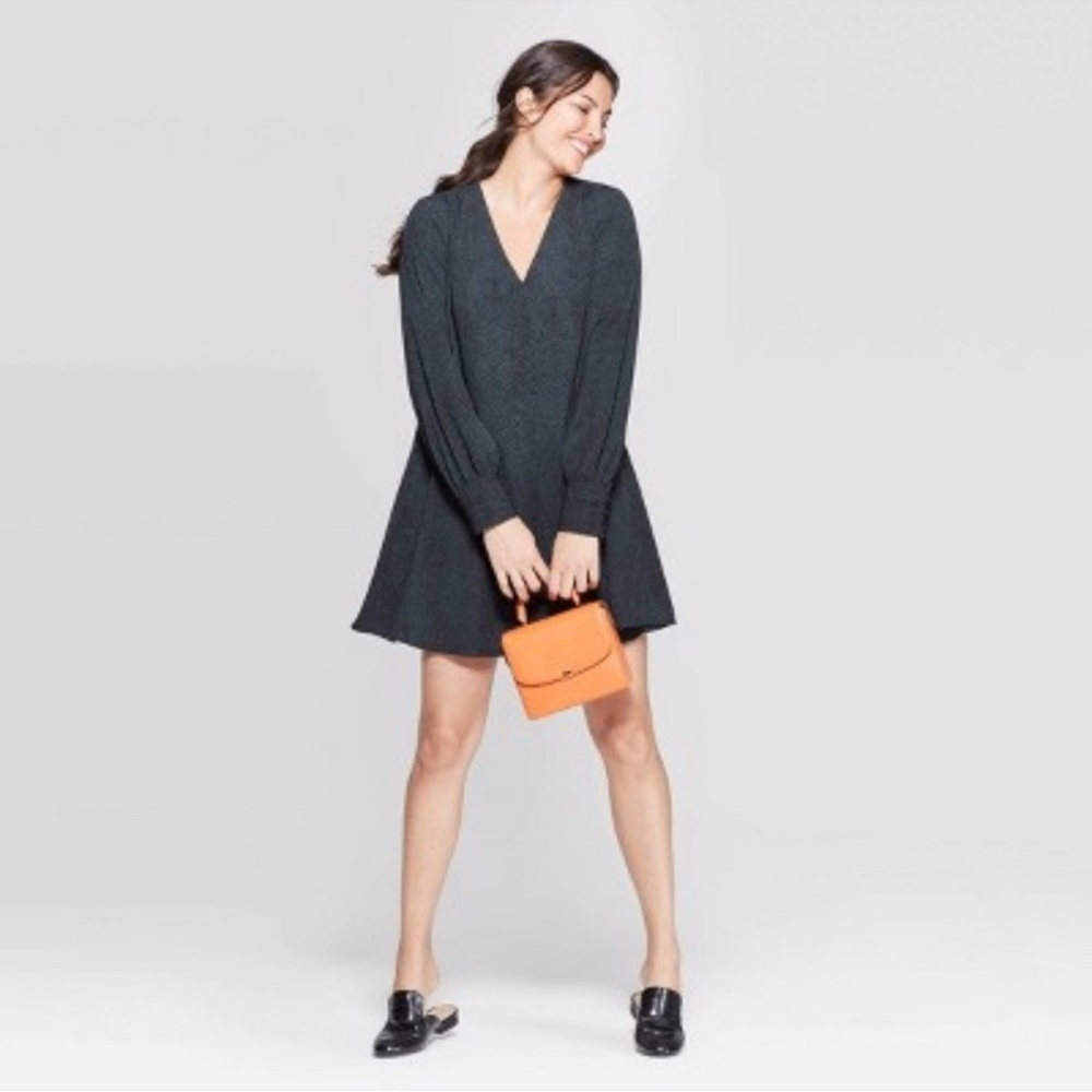 A New Day Long Sleeve Mini Dress